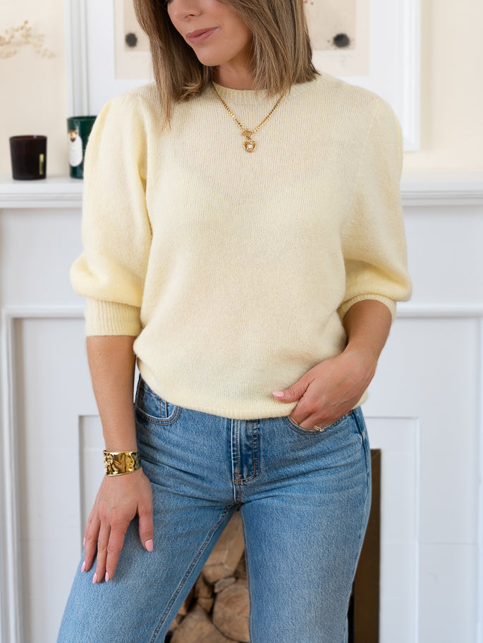 Lemon Connie Alpaca Jumper