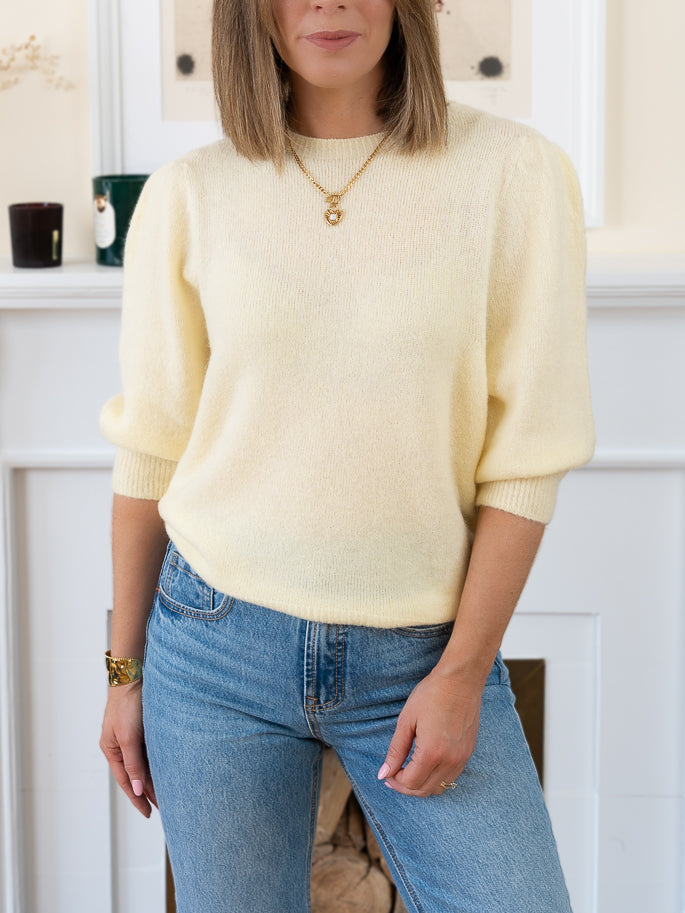 Lemon Connie Alpaca Jumper