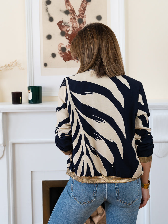 Navy Bombay bomber Jacket
