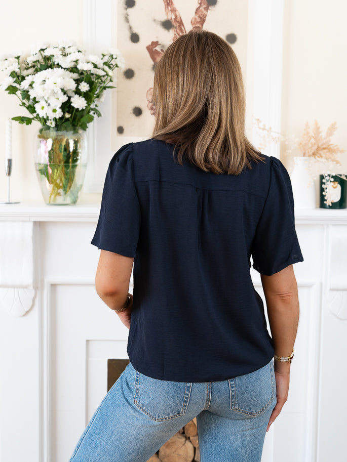 Navy Liz top