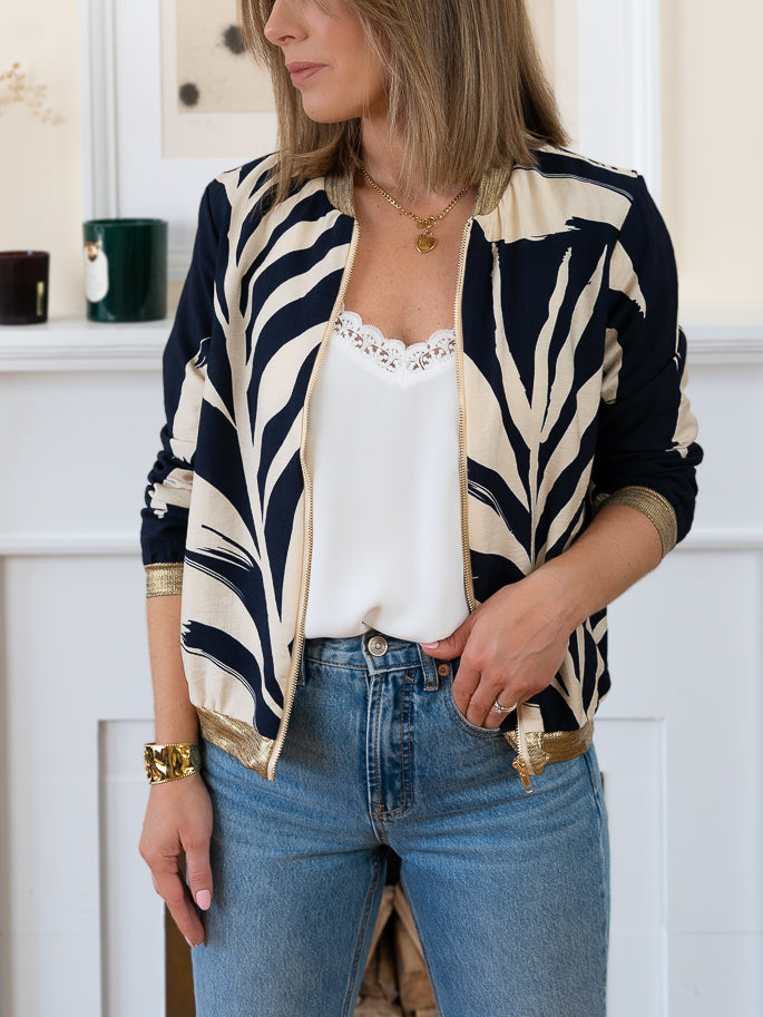 Navy Bombay bomber Jacket