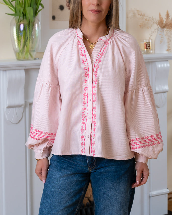 Pink Irene blouse