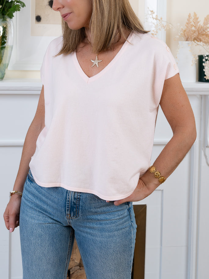 Pink Rachel Top
