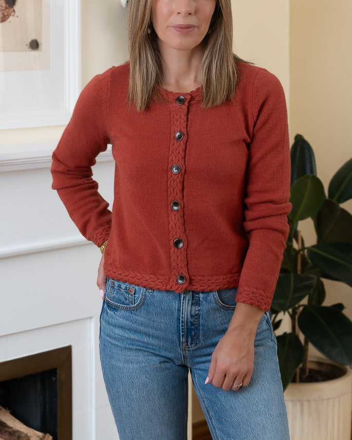 Rust Leona Cardigan