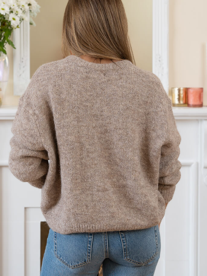 Taupe Julie Cardigan