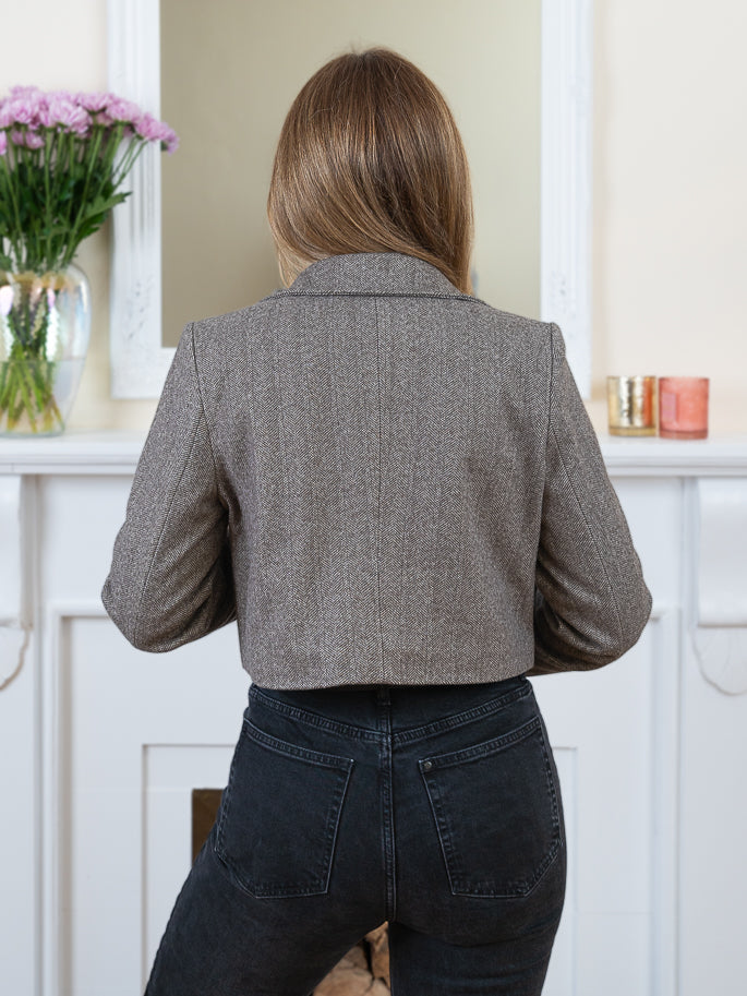 Taupe Daisy jacket