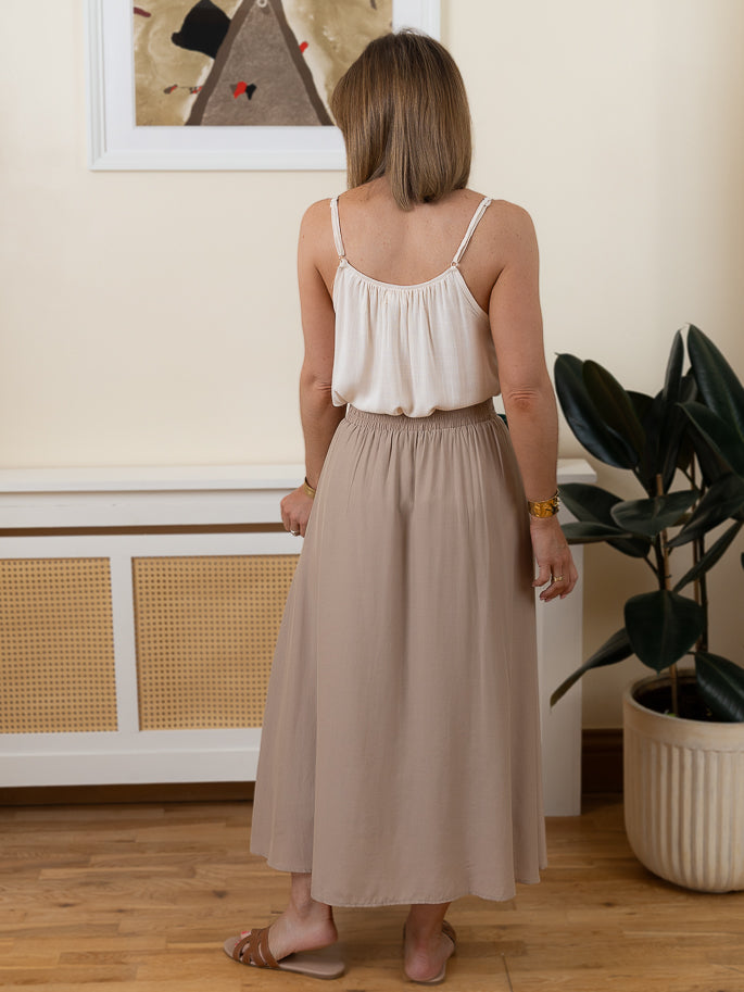 Taupe Harriet Skirt