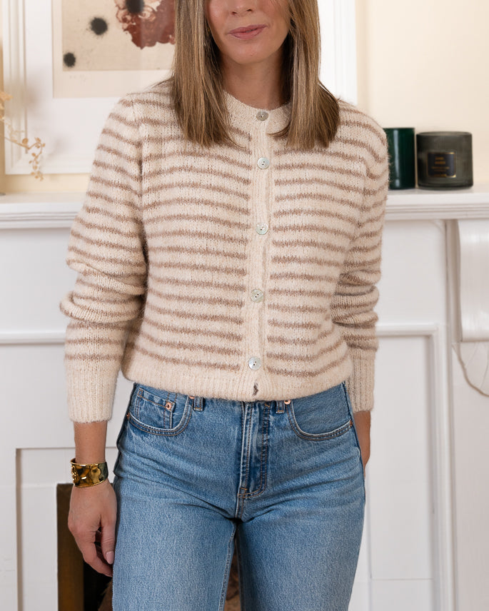 Beige Eliott Cardigan