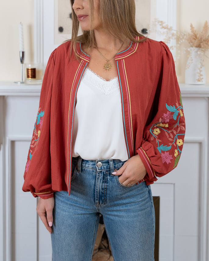 Terracotta Beth Jacket