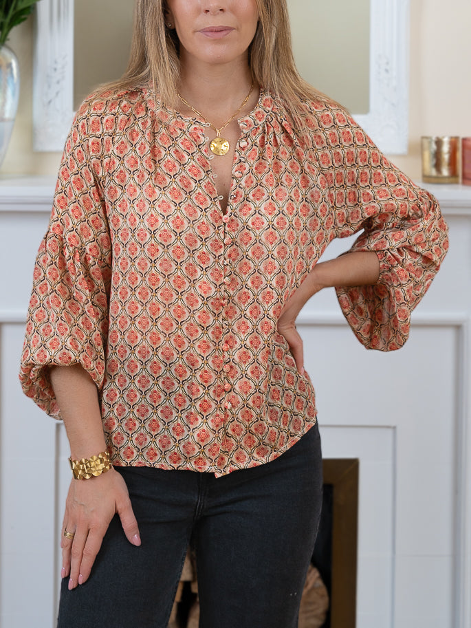 Terracota Betty Blouse