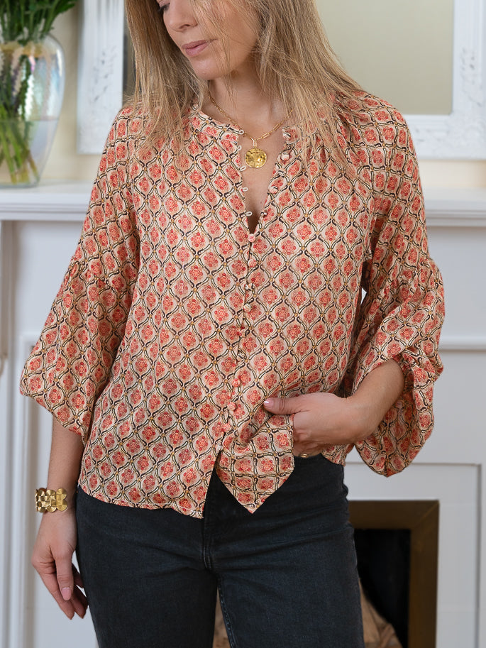 Terracota Betty Blouse