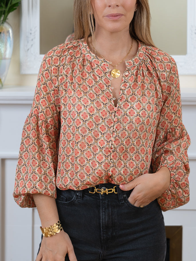 Terracota Betty Blouse