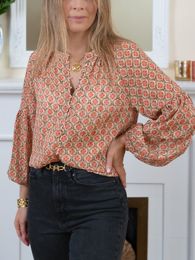 Terracota Betty Blouse
