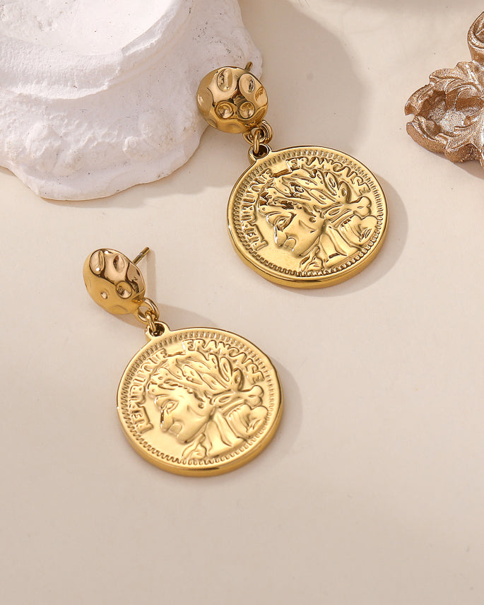 Vintage Coin Earrings