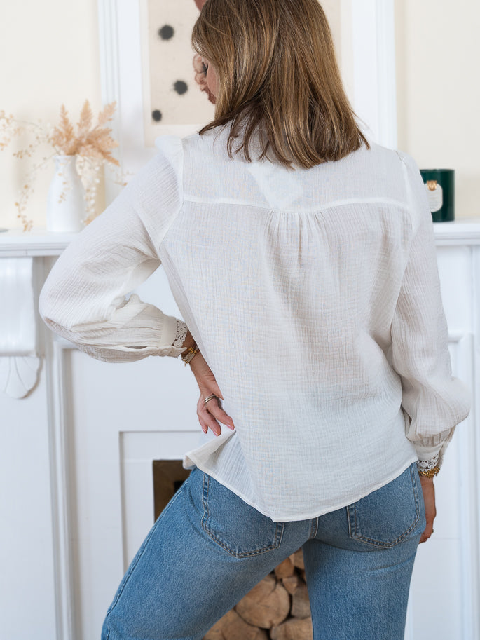 White Amaya Blouse