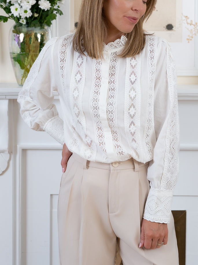 White Annie Blouse