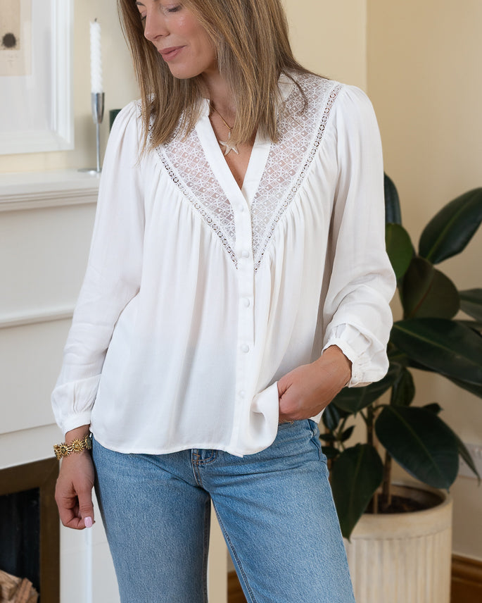 White Ariene Blouse