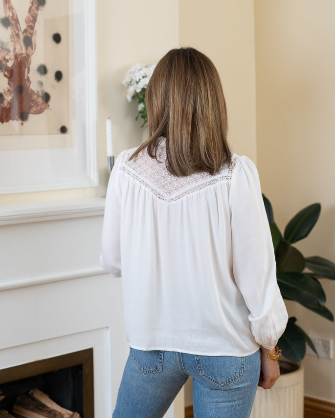 White Ariene Blouse