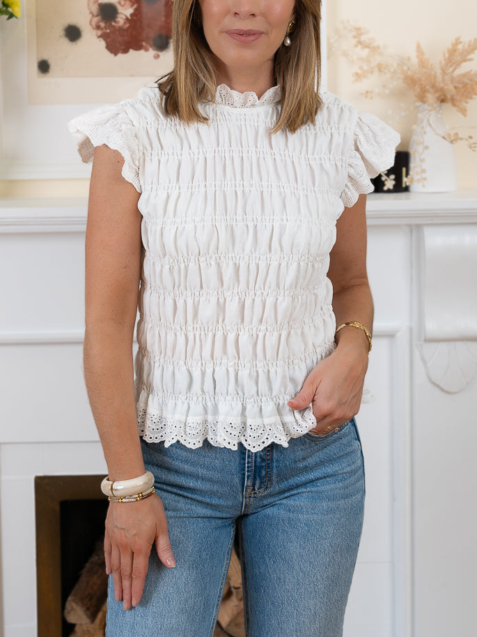 White Dora Top