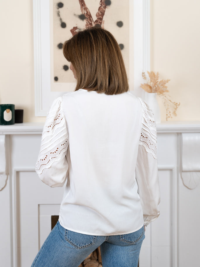 White Dylan Blouse