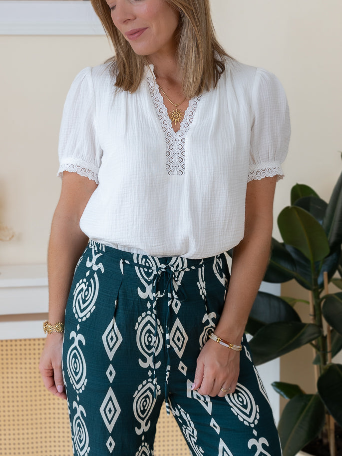 White Emily Top