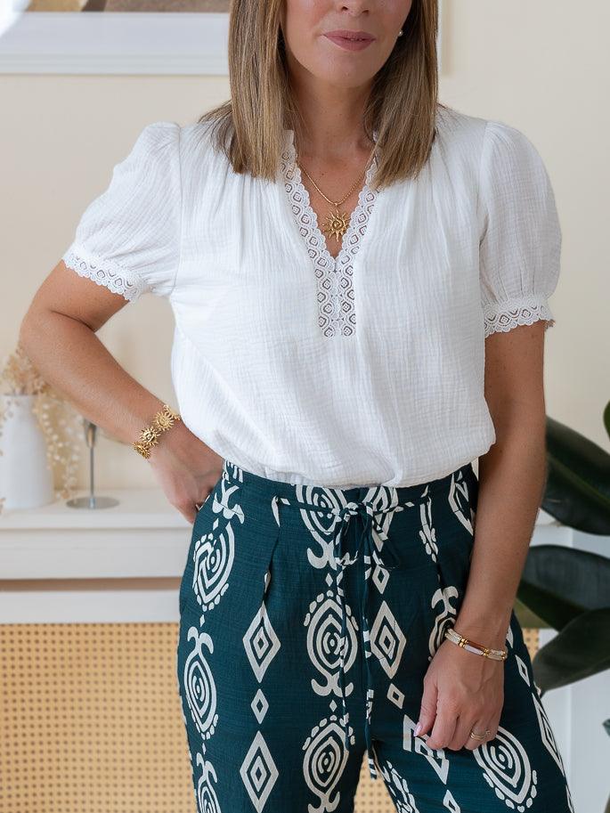 White Emily Top