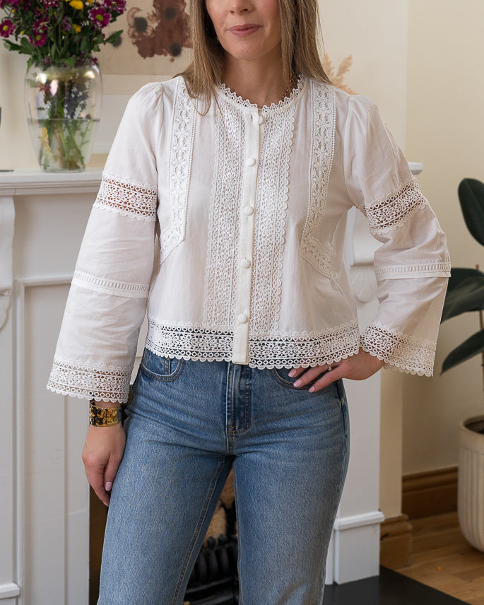 White Jade Blouse
