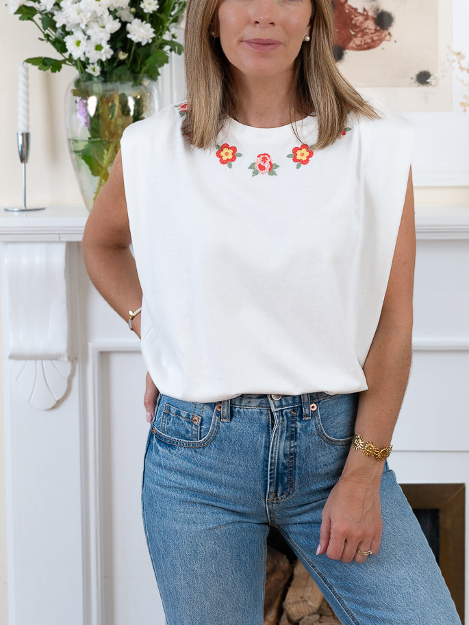 White Martina top