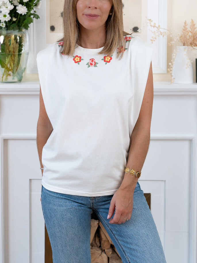 White Martina top