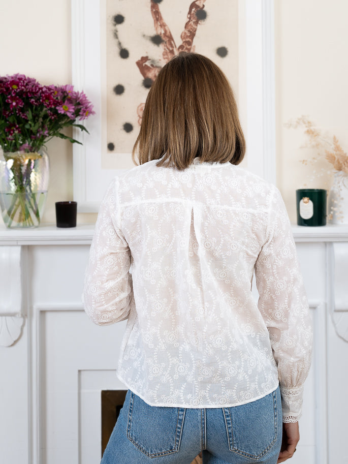 White Nate Blouse