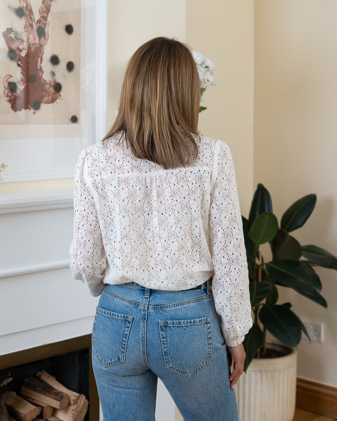White Noemi Blouse