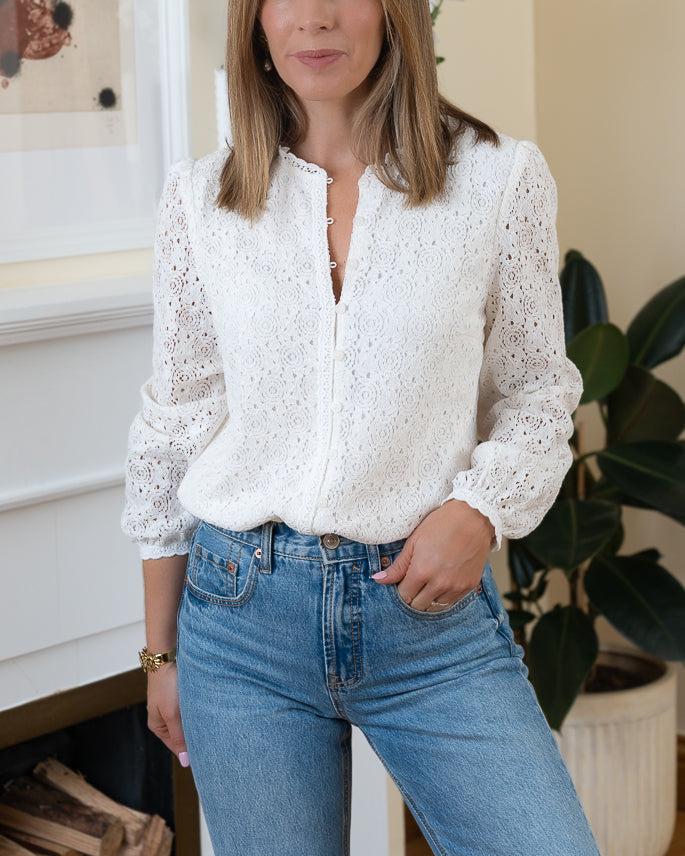 White Noemi Blouse
