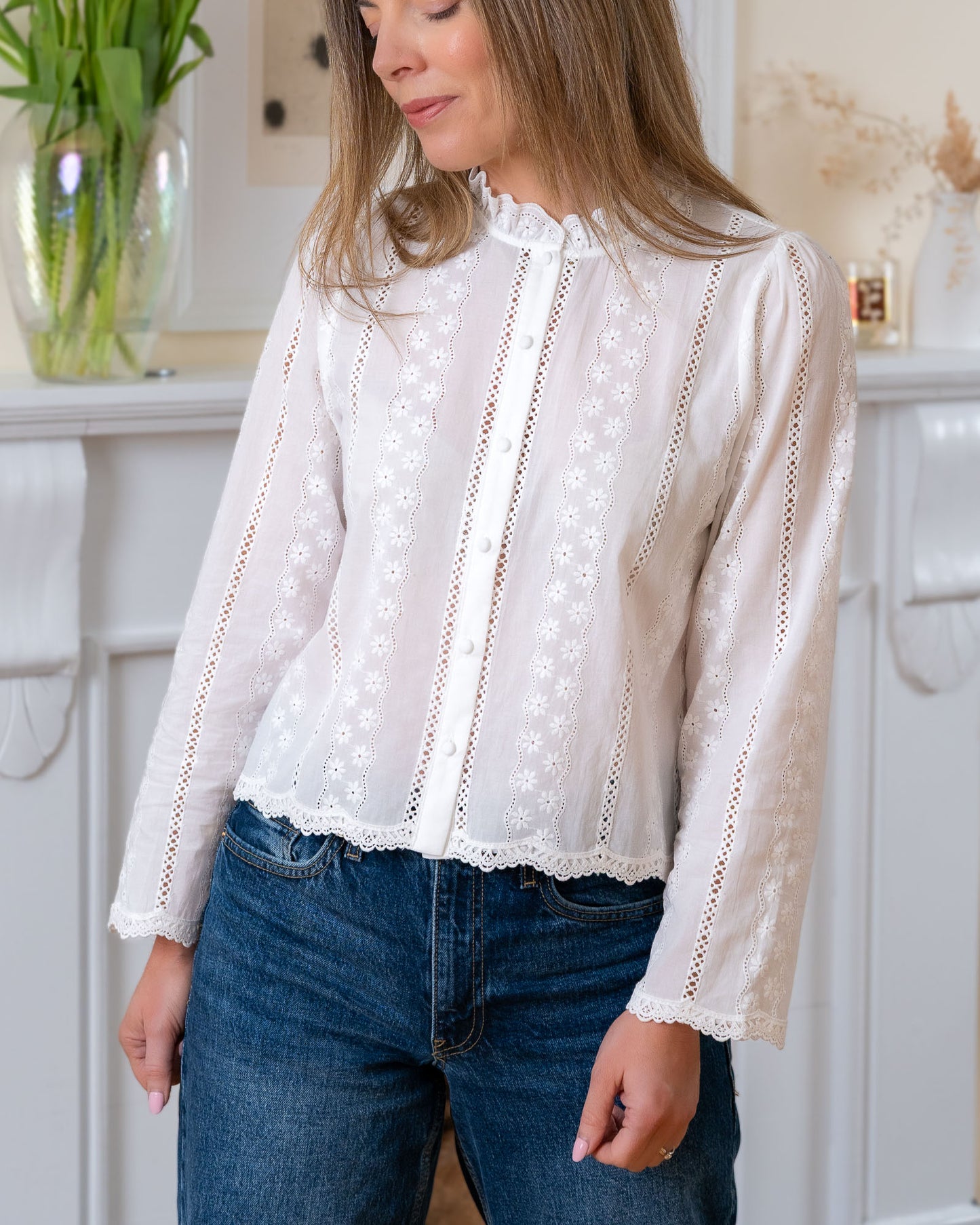 White Nolita Blouse
