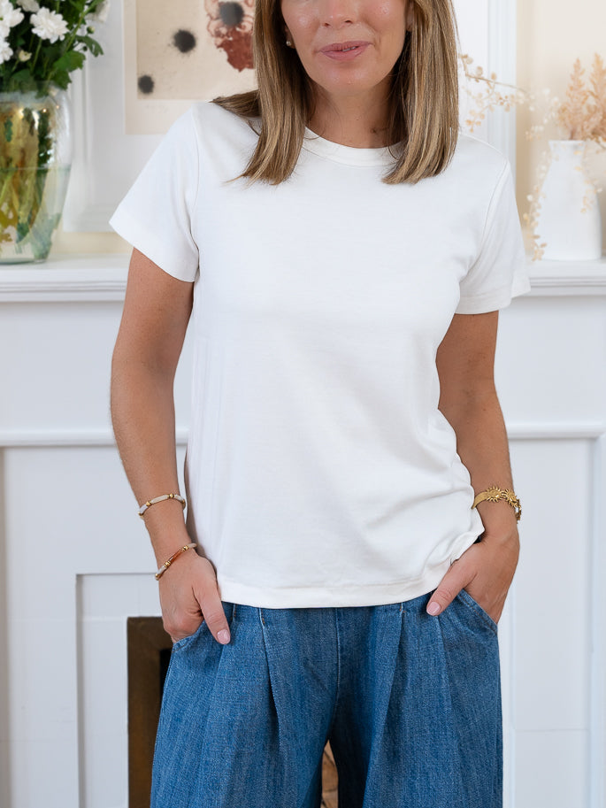 White Robin Tshirt