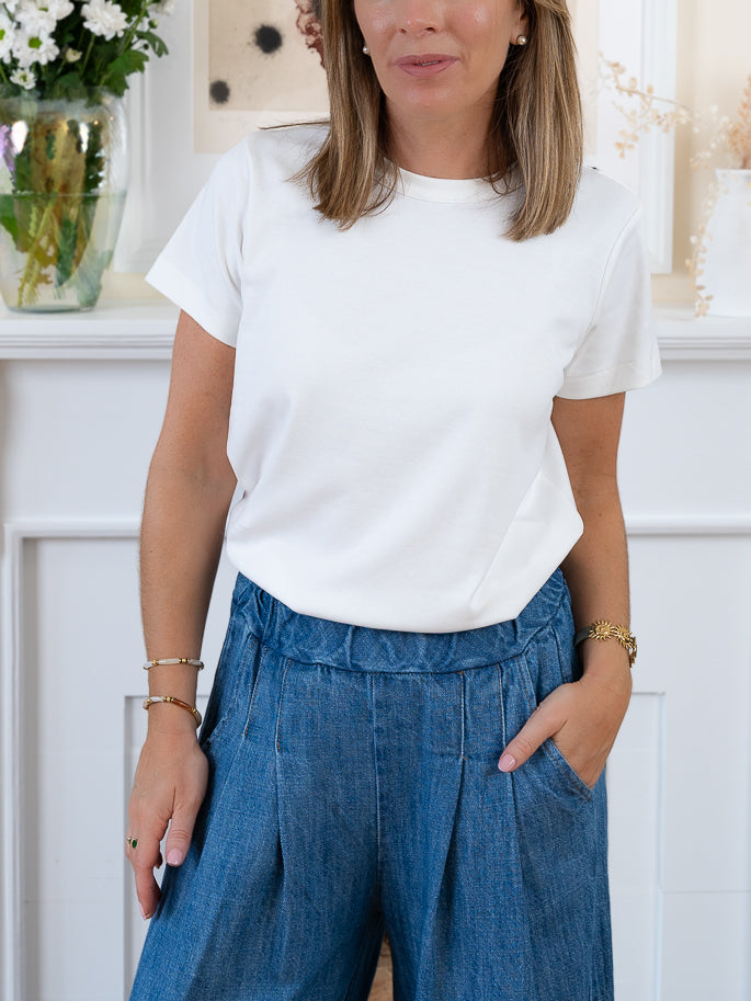 White Robin Tshirt