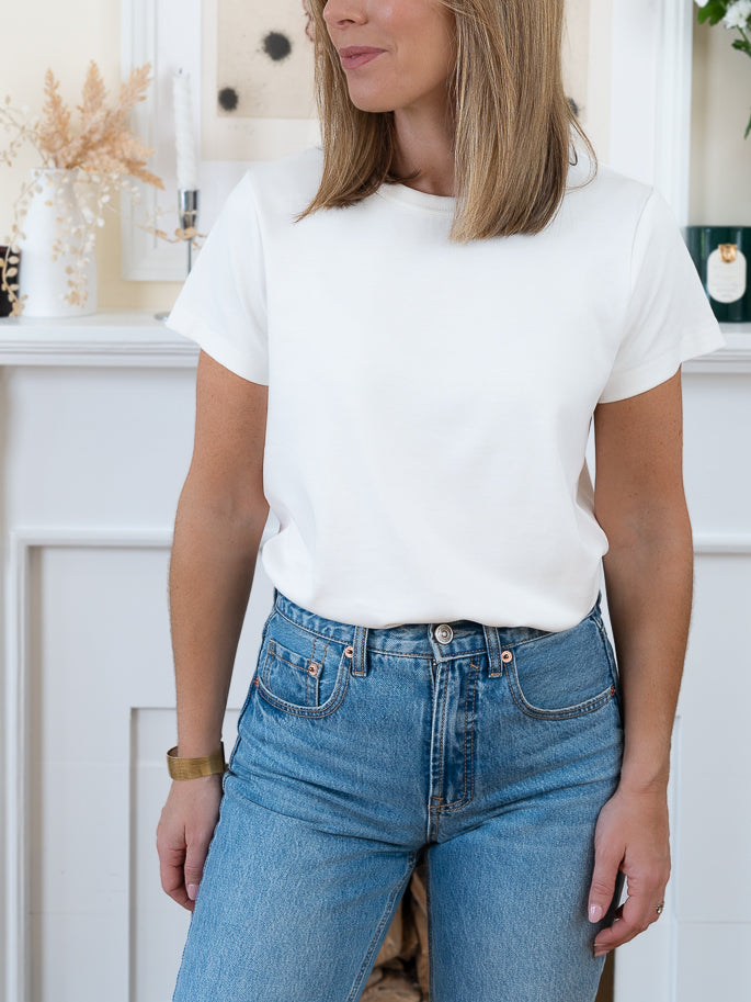 White Robin Tshirt