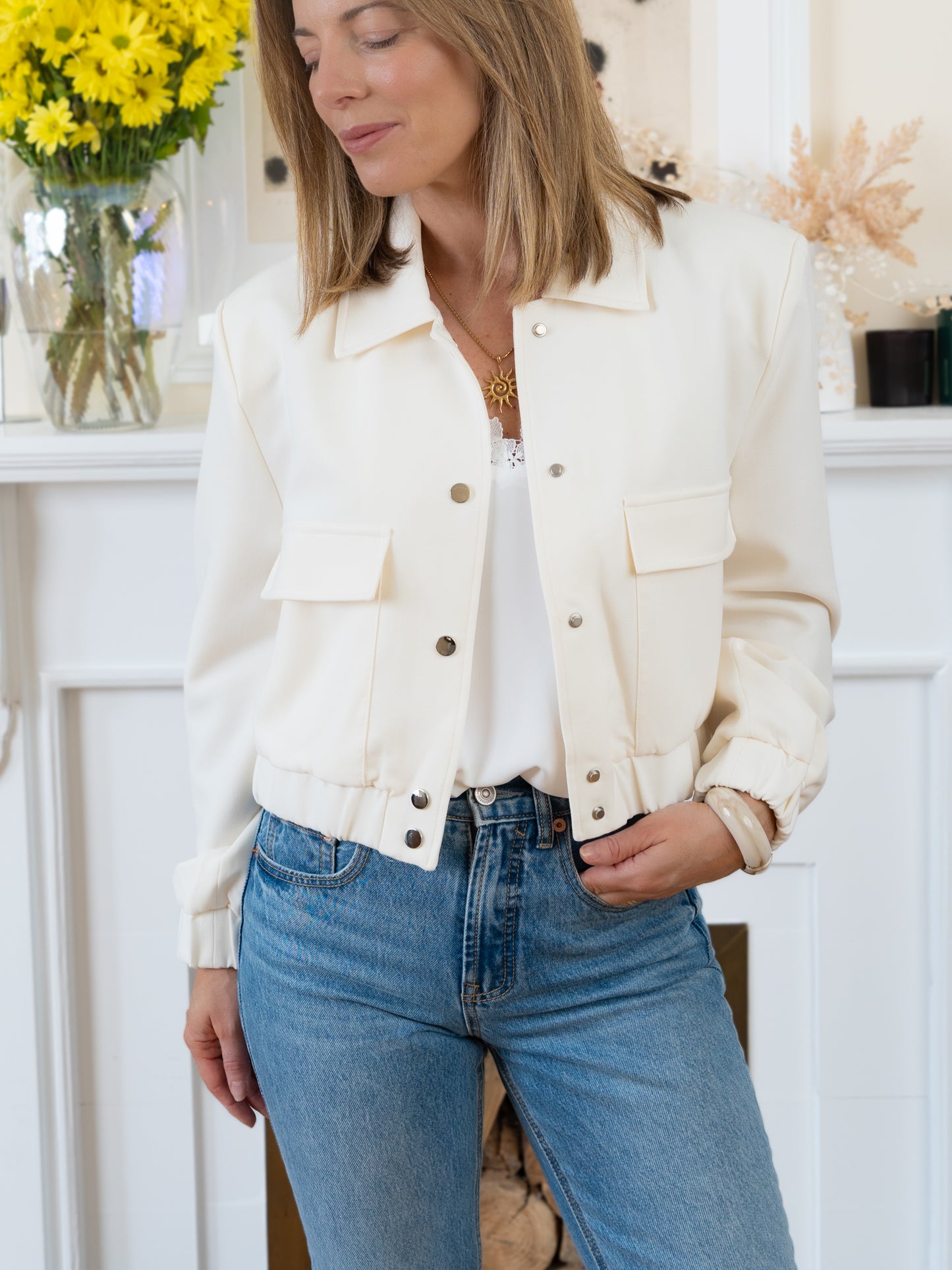 White Samantha Jacket