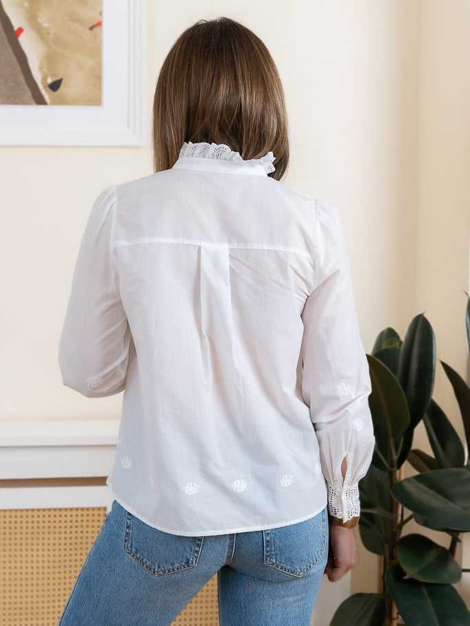 White Sheila blouse