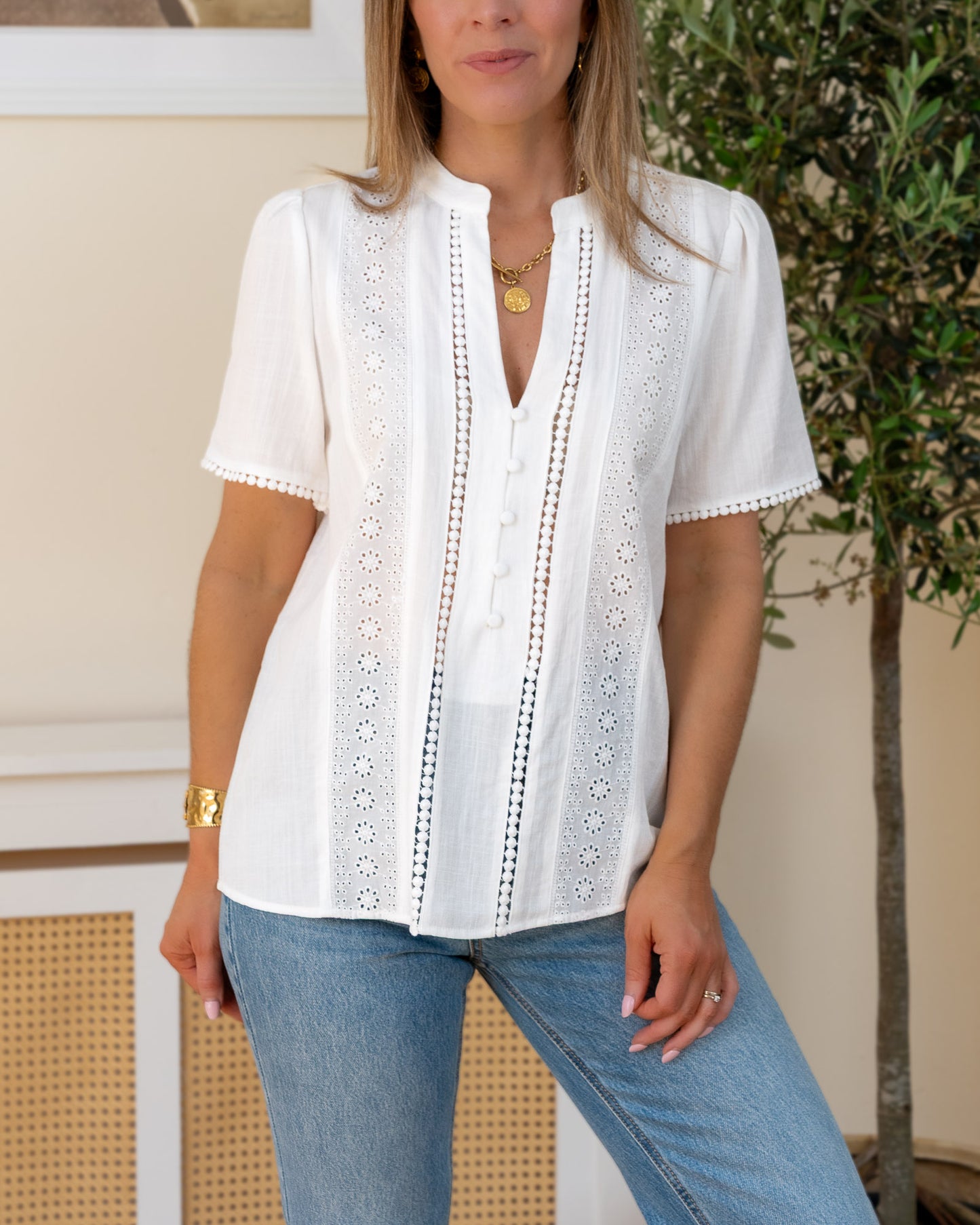 White Sienna Blouse