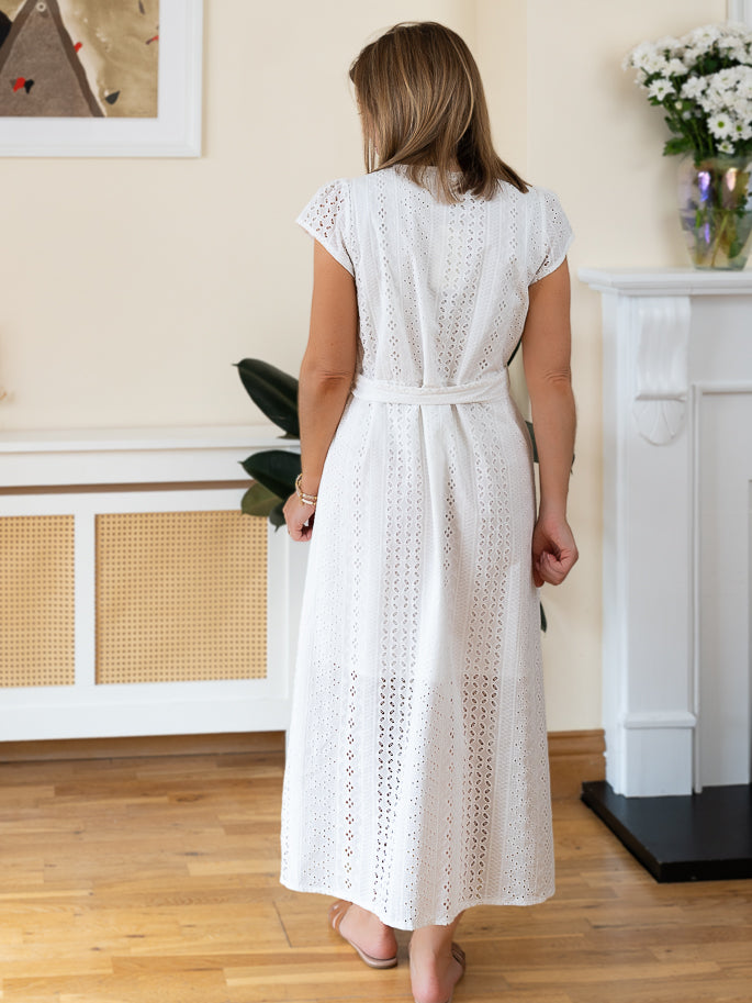 White Simone Dress