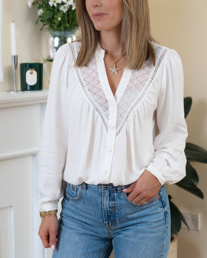 White Ariene Blouse