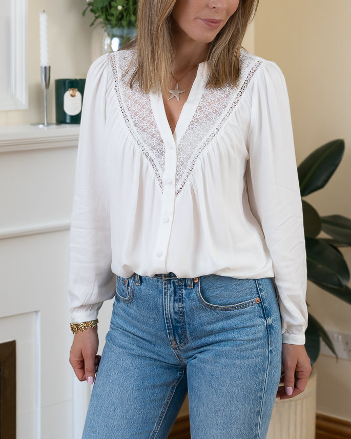 White Ariene Blouse