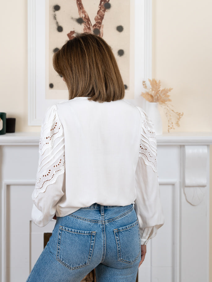 White Dylan Blouse