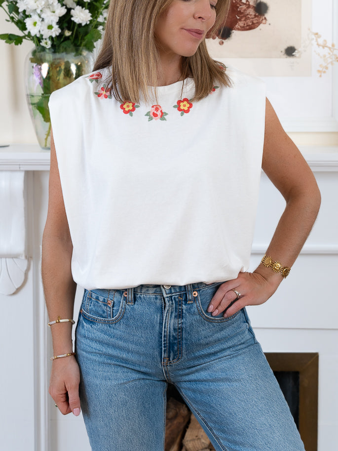 White Martina top