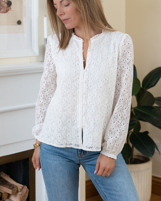 White Noemi Blouse