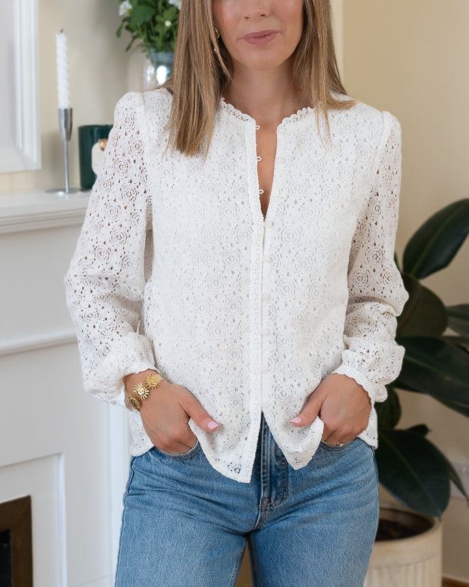 White Noemi Blouse