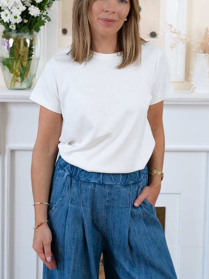 White Robin Tshirt