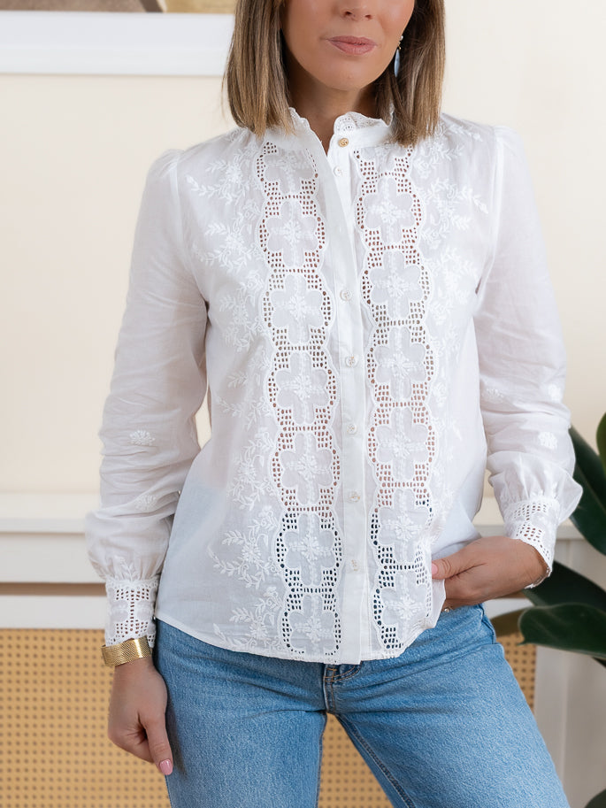 White Sheila blouse