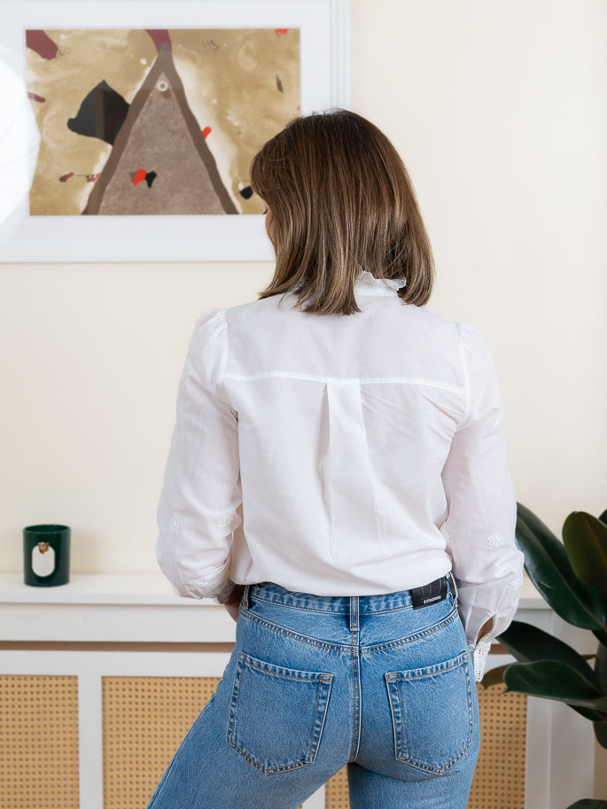 White Sheila blouse