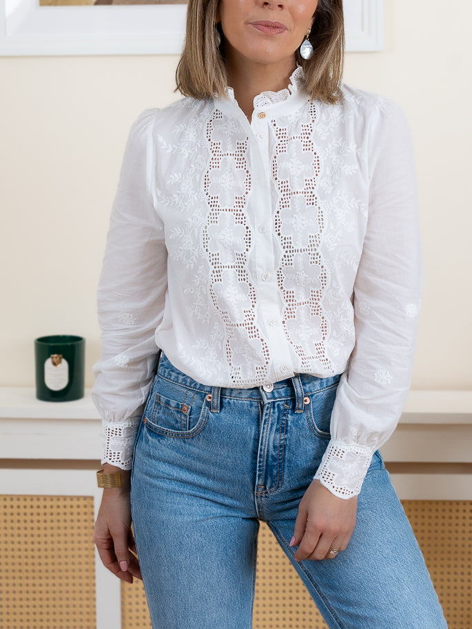 White Sheila blouse